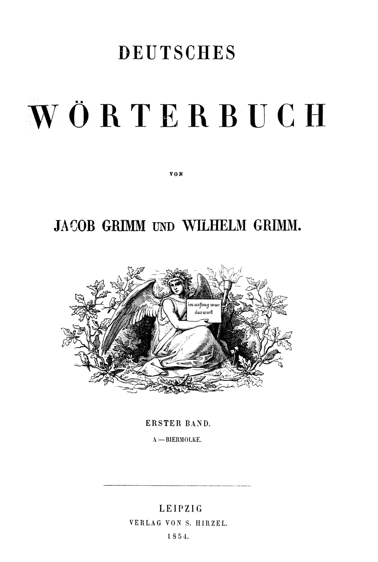Volumes of the Deutsches Wörterbuch. Begun 1838, completed 1961.