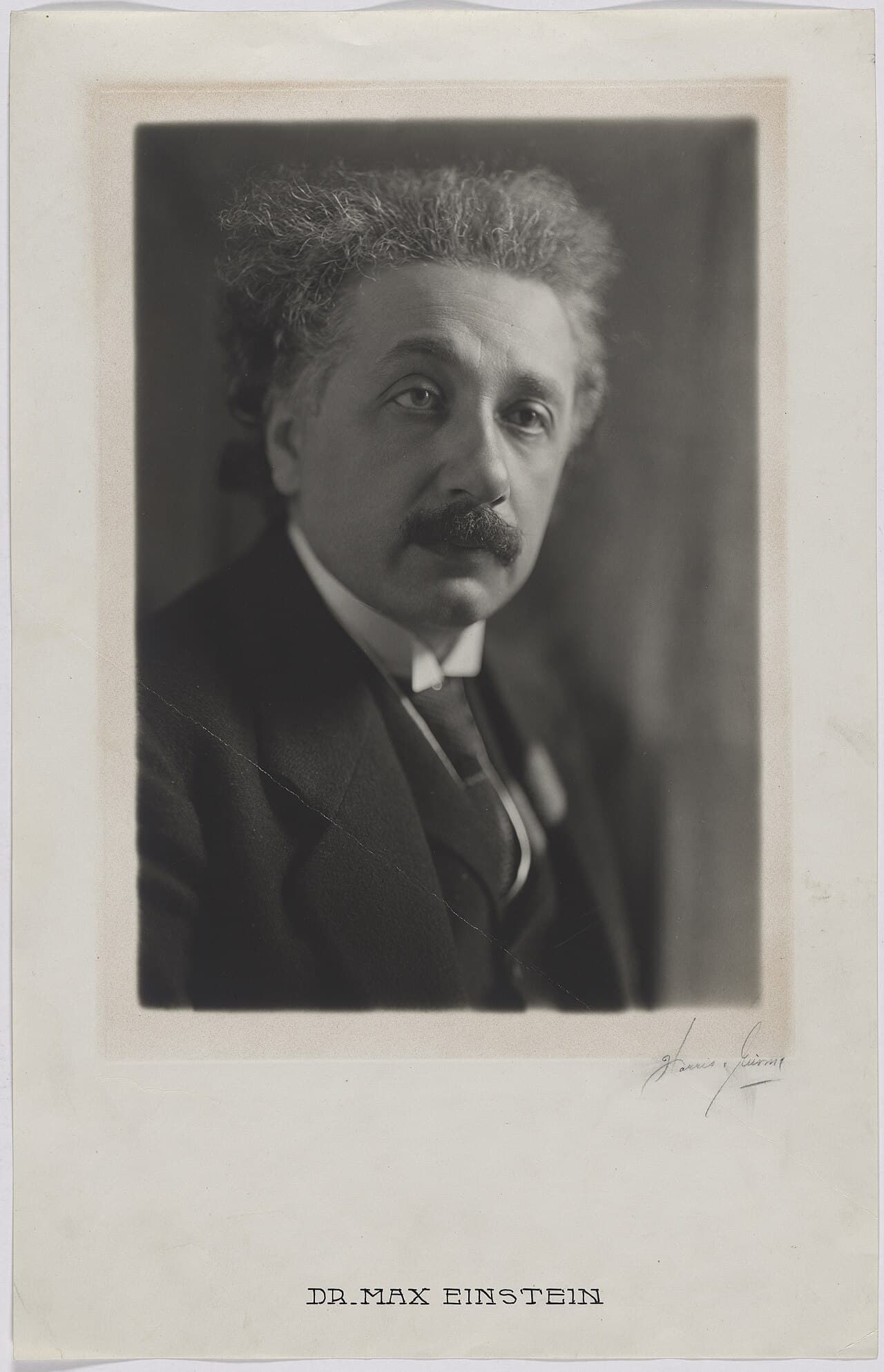 Einstein in 1921. The cosmological constant he introduced in 1917 and abandoned in 1931 came back, in a different physical interpretation, after the 1998 supernova results.