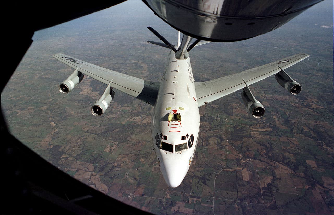 A WC-135 atmospheric-sampling aircraft. After the 22 September detection, WC-135s flew dozens of sorties over the South Atlantic and Indian Ocean. They found nothing.