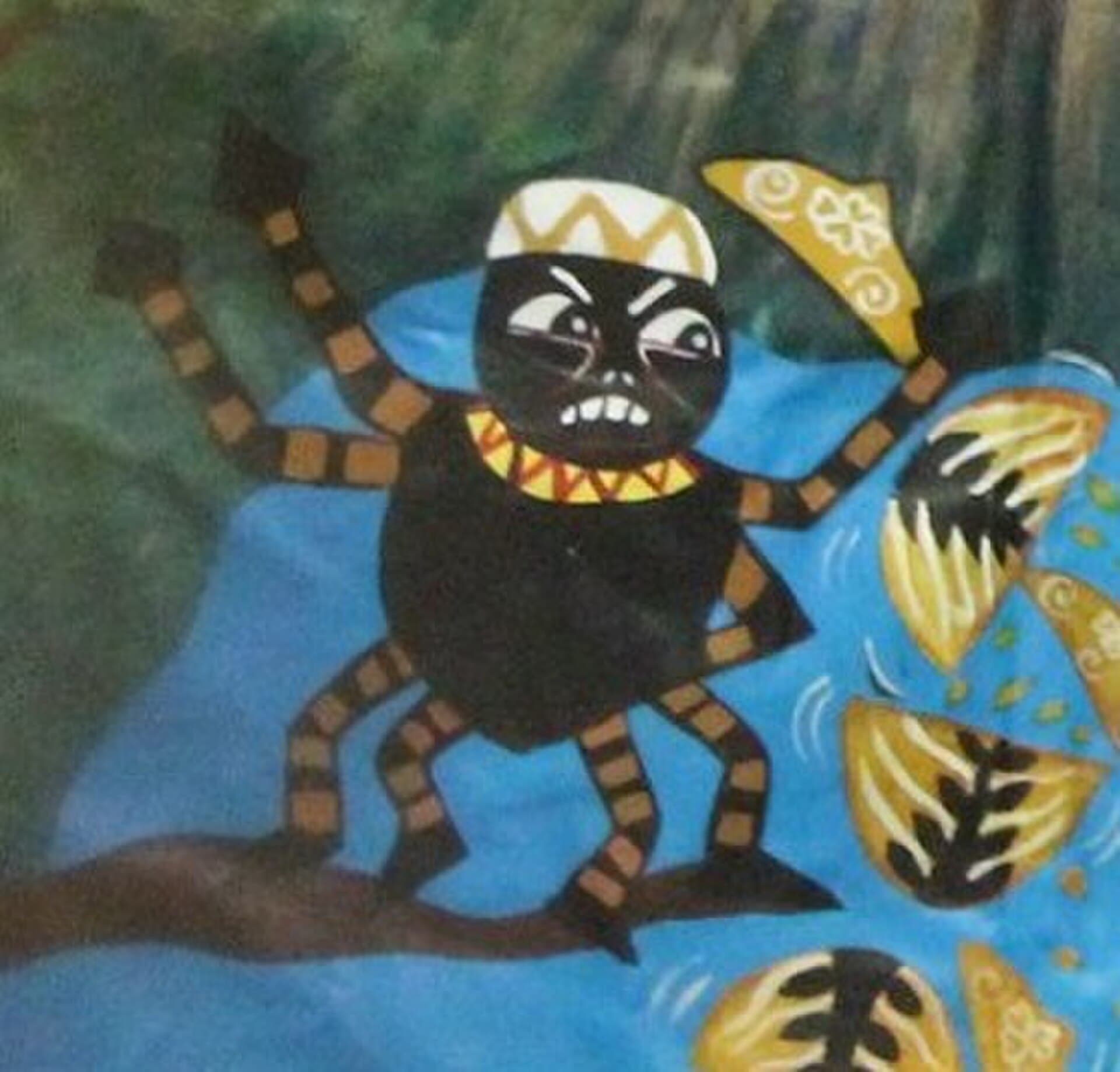 Anansi and the pot of wisdom