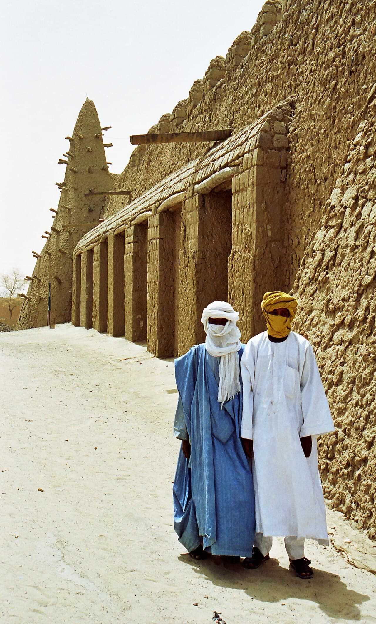 The Djinguereber Mosque at Timbuktu, built around 1327 after Mansa Musa's return from Mecca.